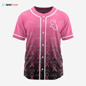 MLB Chicago White Sox Special Pink Design Fight Breast Cancer Baseball Jersey Gift for Men Women