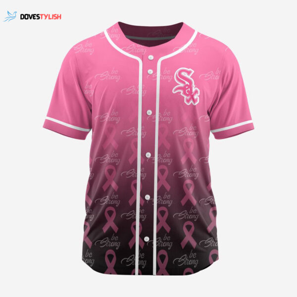 MLB Chicago White Sox Special Pink Design Fight Breast Cancer Baseball Jersey Gift for Men Women