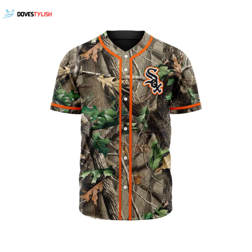 MLB Chicago White Sox Special Realtree Camo Hunting Baseball Jersey Gift for Men Women