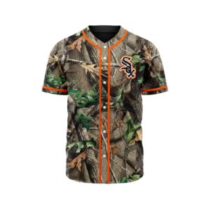 MLB Chicago White Sox Special Realtree Camo Hunting Baseball Jersey Gift for Men Women