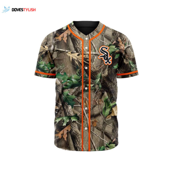 MLB Chicago White Sox Special Realtree Camo Hunting Baseball Jersey Gift for Men Women