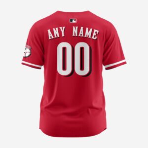 MLB Cincinnati Reds Personalized Alternate 02 Baseball Jersey 3
