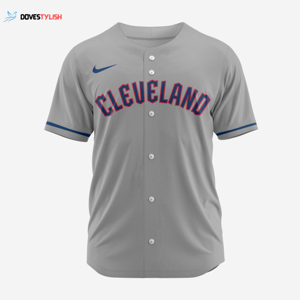 MLB Cleveland Guardians Personalized 2025 Road Baseball Jersey