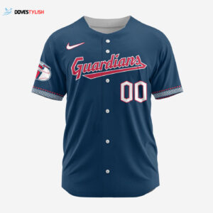 MLB Cleveland Guardians Personalized Alternate Design Concept Baseball Jersey 2402