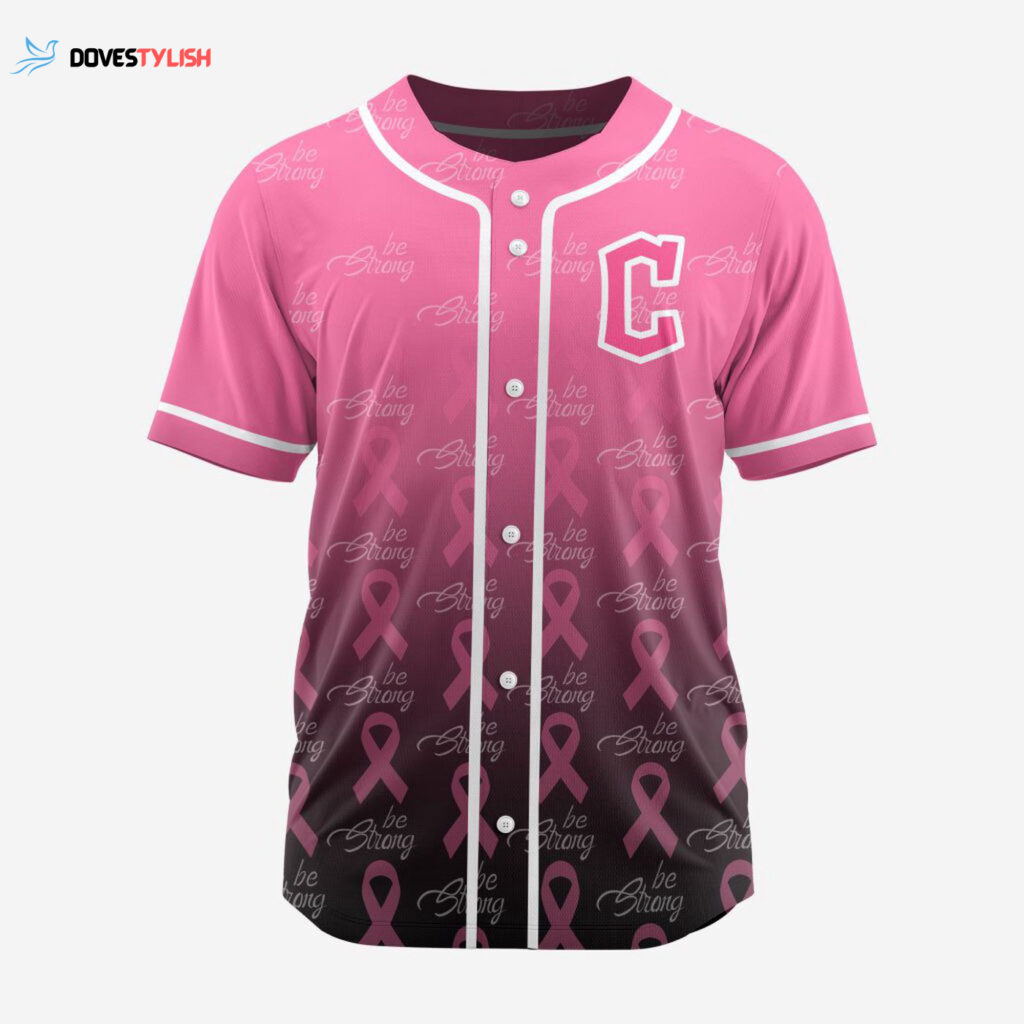 MLB Cleveland Guardians Special Pink Design Fight Breast Cancer Baseball Jersey Gift for Men Women