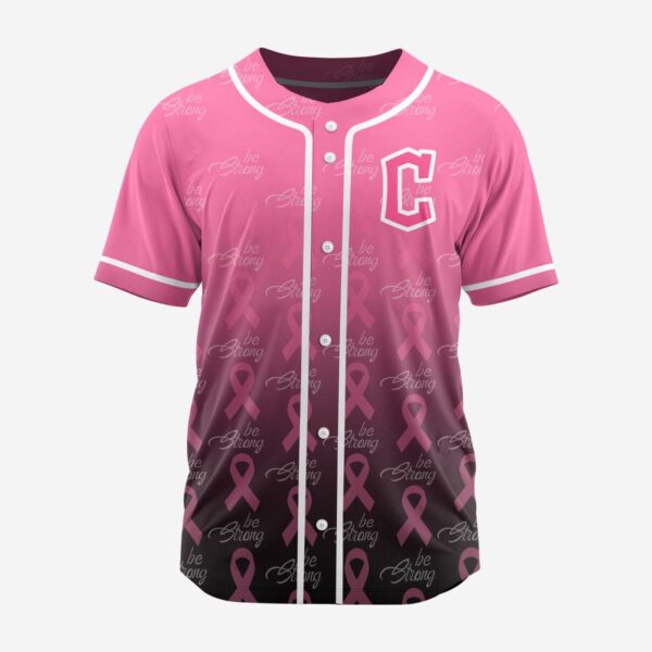 MLB Cleveland Guardians Special Pink Design Fight Breast Cancer Baseball Jersey Gift for Men Women
