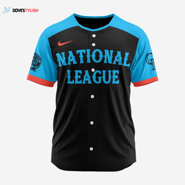 MLB Colorado Rockies Personalized 2025 All Star Game Baseball Jersey