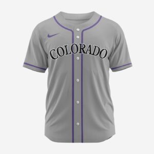 MLB Colorado Rockies Personalized 2025 Road Baseball Jersey 3