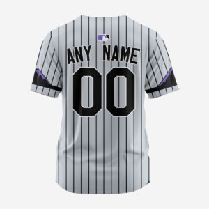 MLB Colorado Rockies Personalized Alternate Design Concept Baseball Jersey 2402