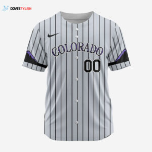 MLB Colorado Rockies Personalized Alternate Design Concept Baseball Jersey 2402