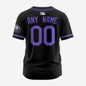 MLB Colorado Rockies Personalized Alternate Design Concept Baseball Jersey 2404