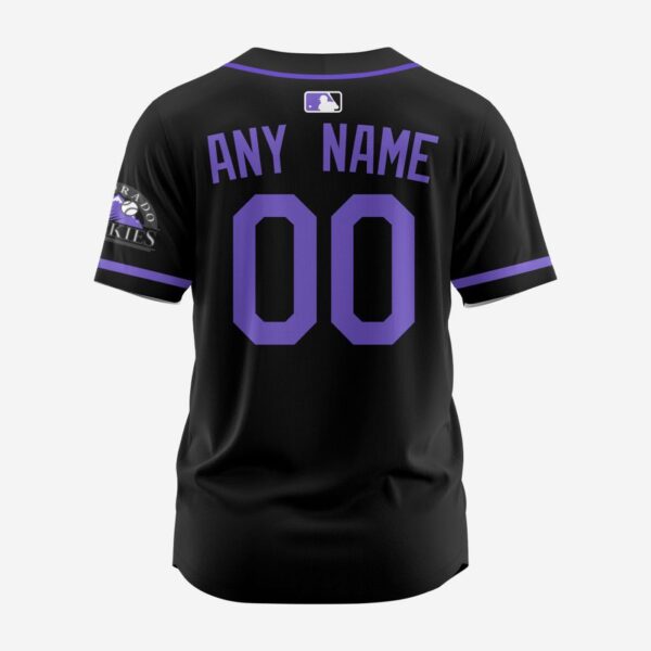 MLB Colorado Rockies Personalized Alternate Design Concept Baseball Jersey 2404