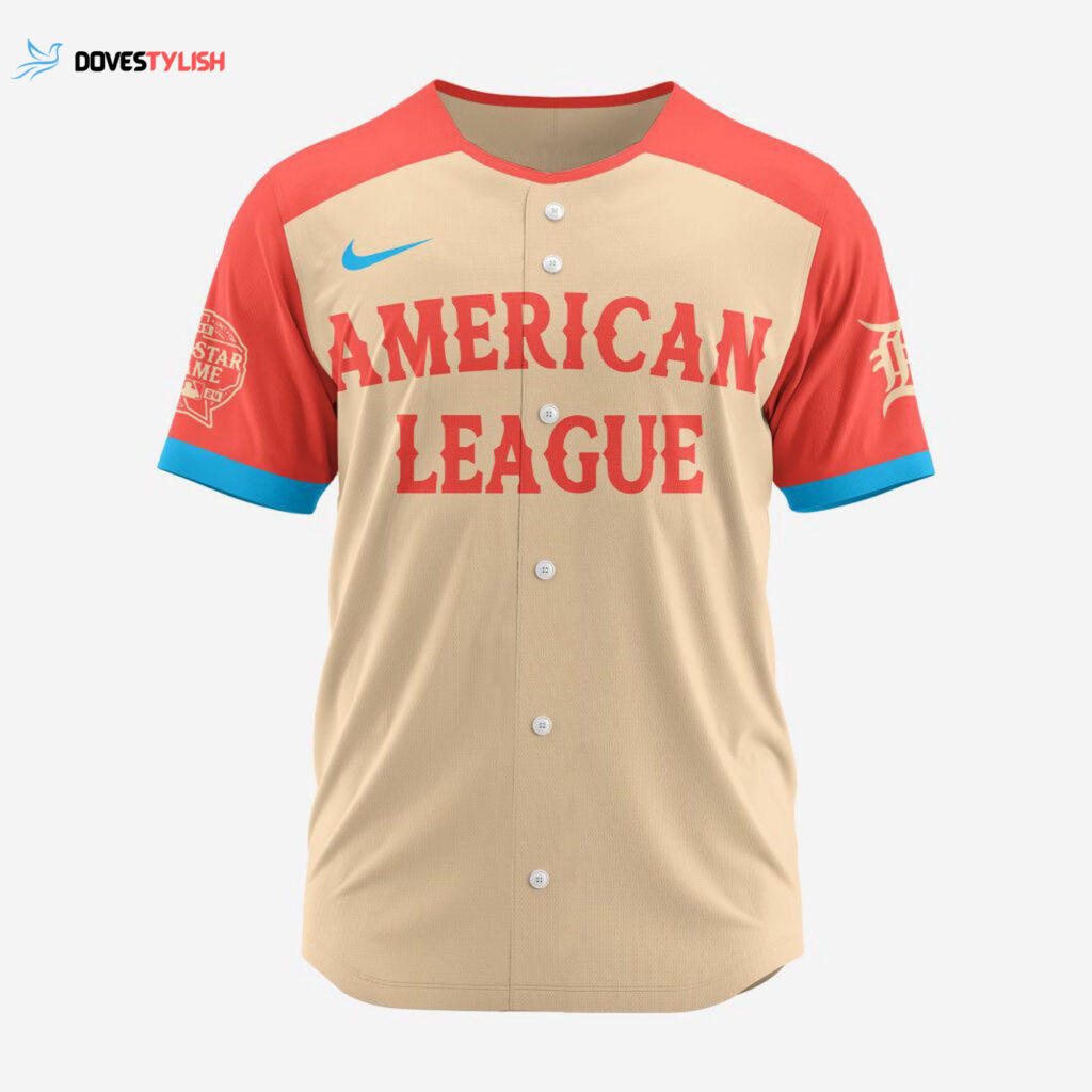 MLB Detroit Tigers Personalized 2025 All Star Game Baseball Jersey MLB Detroit Tigers Personalized 2025 All Star Game Baseball Jersey