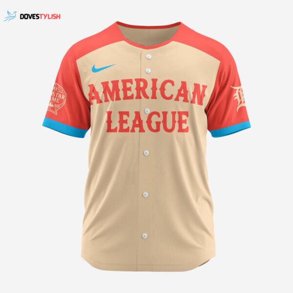 MLB Detroit Tigers Personalized 2025 All Star Game Baseball Jersey