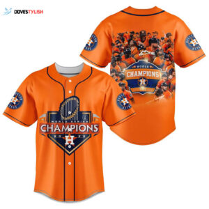 MLB Houston Astros 2022 World Series Champions Baseball Jersey