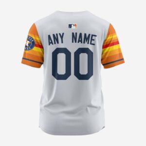 MLB Houston Astros Personalized Alternate Design Concept Baseball Jersey 2402