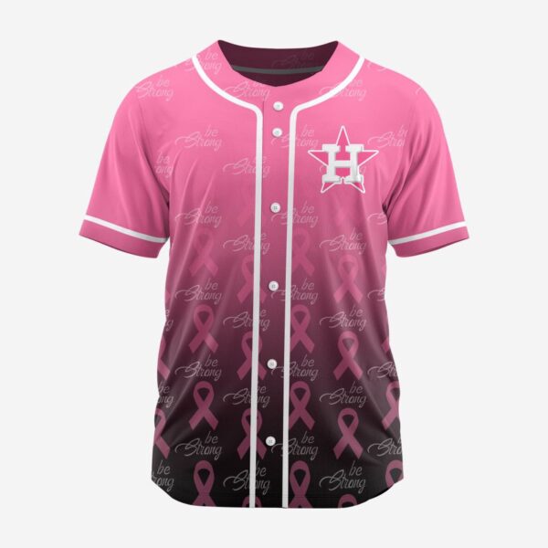 MLB Houston Astros Special Pink Design Fight Breast Cancer Baseball Jersey Gift for Men Women