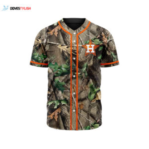 MLB Houston Astros Special Realtree Camo Hunting Baseball Jersey Gift for Men Women