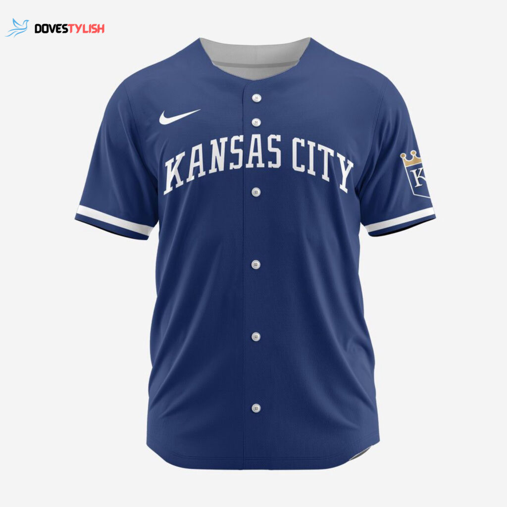 MLB Kansas City Royals Personalized Alternate 02 Baseball Jersey