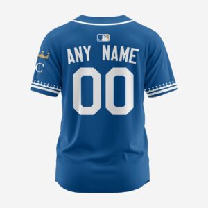 MLB Kansas City Royals Personalized Alternate Design Concept Baseball Jersey 2402