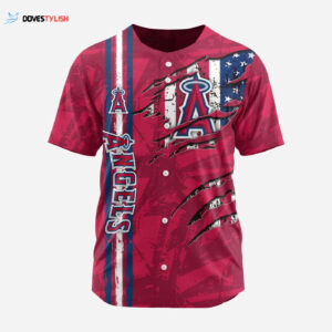 MLB Los Angeles Angels Special Design Baseball Jersey Gift for Men Women