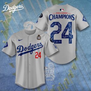 MLB Los Angeles Dodgers 2025 World Series Champions Design Baseball Jersey Gift for Men Women