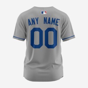 MLB Los Angeles Dodgers Personalized 2025 Road Baseball Jersey 3