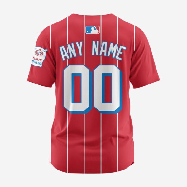 MLB Miami Marlins Personalized 2025 City Connect Baseball Jersey Design