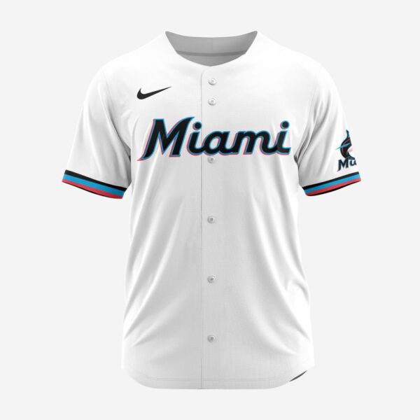 MLB Miami Marlins Personalized 2025 Home Baseball Jersey
