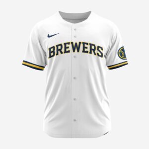 MLB Milwaukee Brewers Personalized 2025 Home Baseball Jersey