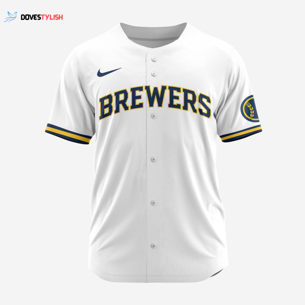MLB Milwaukee Brewers Personalized 2025 Home Baseball Jersey