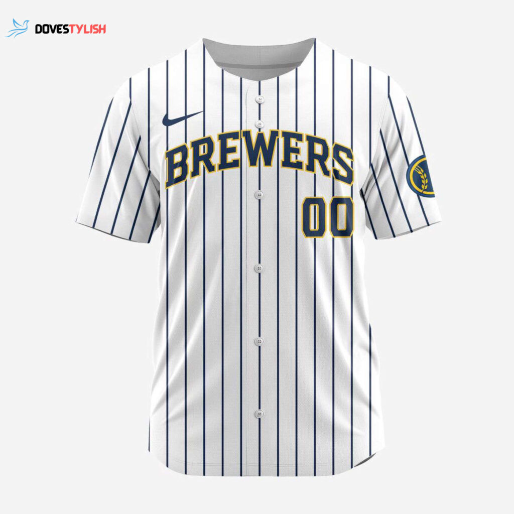 MLB Milwaukee Brewers Personalized Alternate Baseball Jersey