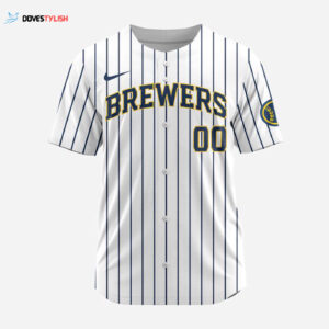 MLB Milwaukee Brewers Personalized Alternate Baseball Jersey