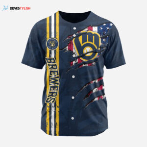MLB Milwaukee Brewers Special Design Baseball Jersey Gift for Men Women
