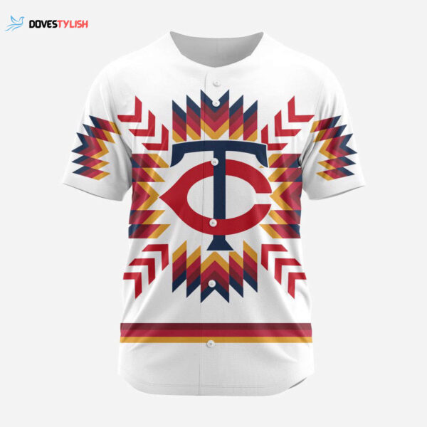 MLB Minnesota Twins Special Native Design Baseball Jersey Gift for Men Women