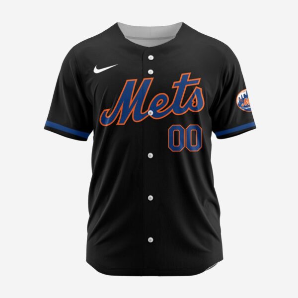 MLB New York Mets Personalized Alternate 02 Baseball Jersey