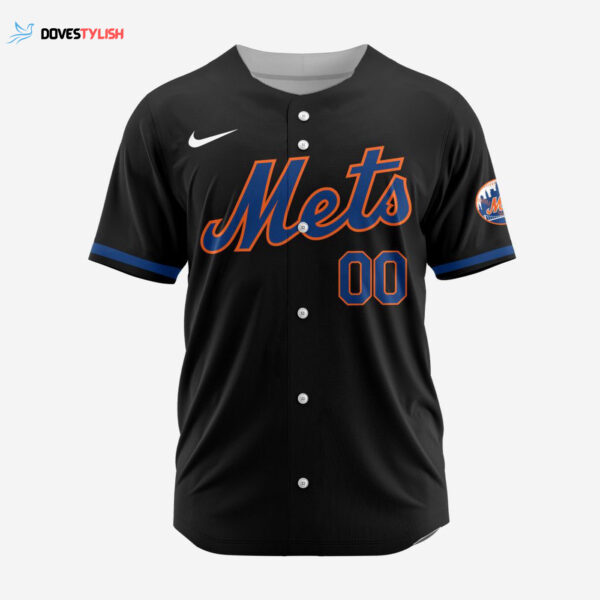 MLB New York Mets Personalized Alternate 02 Baseball Jersey