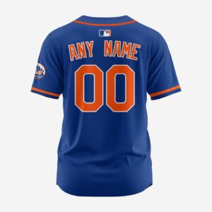 MLB New York Mets Personalized Alternate Baseball Jersey