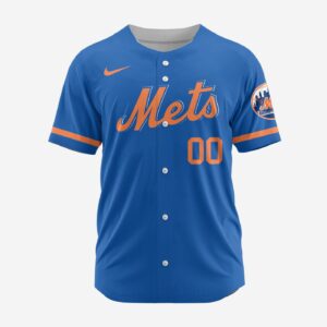 MLB New York Mets Personalized Alternate Design Concept Baseball Jersey 2402