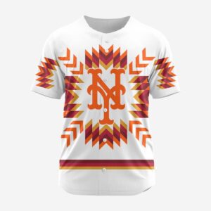 MLB New York Mets Special Native Design Baseball Jersey Gift for Men Women