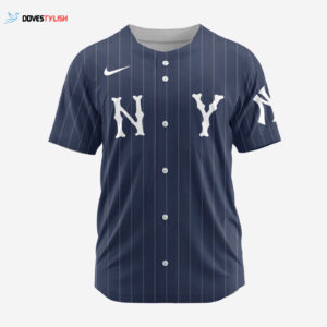 MLB New York Yankees Personalized Alternate Design Concept Baseball Jersey 2402