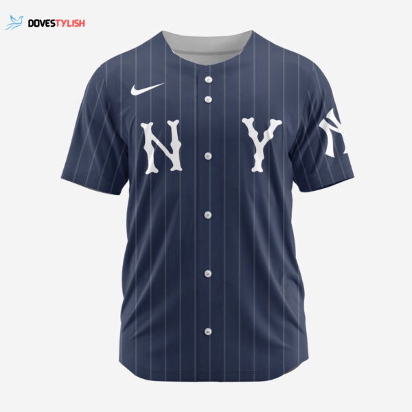 MLB New York Yankees Personalized Alternate Design Concept Baseball Jersey 2402