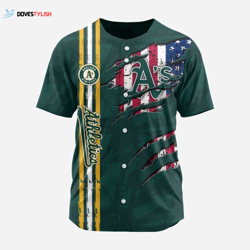 MLB Oakland Athletics Special Design Baseball Jersey Gift for Men Women
