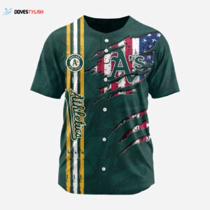 MLB Oakland Athletics Special Design Baseball Jersey Gift for Men Women
