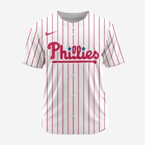 MLB Philadelphia Phillies Personalized 2025 Home Baseball Jersey