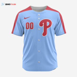 MLB Philadelphia Phillies Personalized Alternate Design Concept Baseball Jersey 2402
