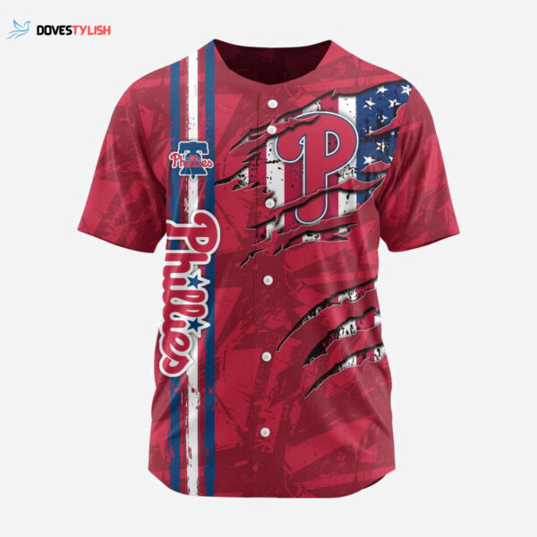 MLB Philadelphia Phillies Special Design Baseball Jersey Gift for Men Women