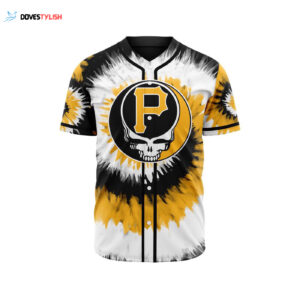 MLB Pittsburgh Pirates Special Grateful Dead Design Baseball Jersey Gift for Men Women