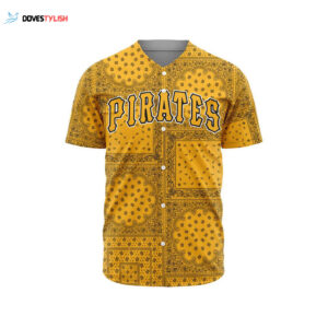 MLB Pittsburgh Pirates Special Paisley Design Baseball Jersey Gift for Men Women