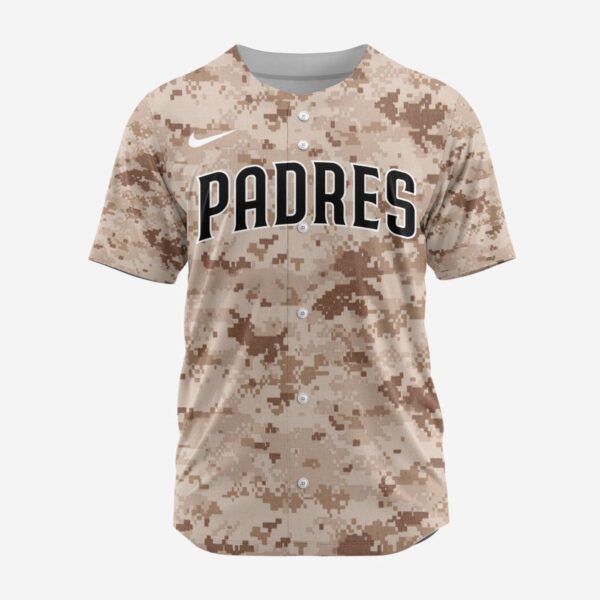 MLB San Diego Padres Personalized Alternate 02 Baseball Jersey